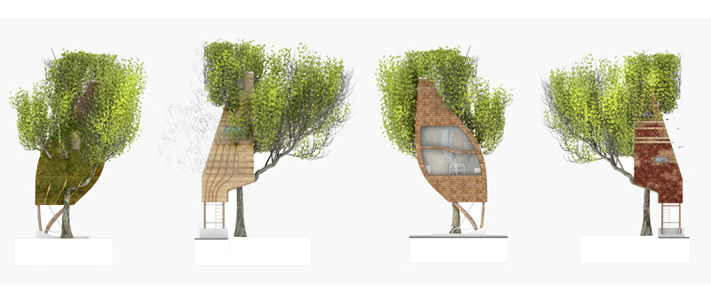 arquitectura, arquitecto, diseño, design, sostenibilidad, sostenible, naturaleza, árbol, Street Tree Pods, Matthew Chamberlain, Londres, Inglaterra, PFC