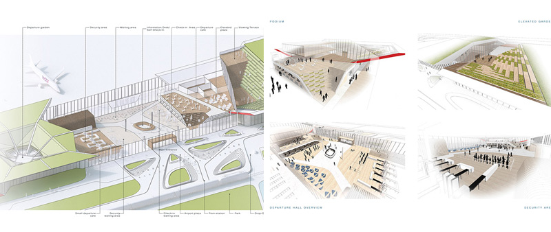 arquitectura, arquitecto, diseño, design, UNStudio, Georgia, Aeropuerto Internacional Kutaisi, ampliación, extensión