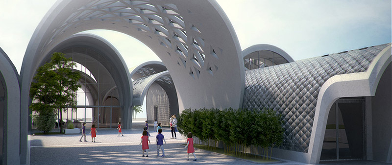 arquitectura, arquitecto, design, diseñador, diseño, Zaha Hadid Architects, China, escuela, colegio, arquitectura educativa, VA,  Nanchang, Escuela de Primaria Lushan