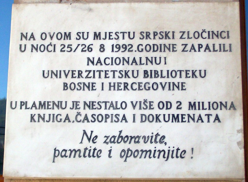 Juan calduch_ tres monumentos_ san sabba_ buchenwald_biblioteca nacional bosnia
