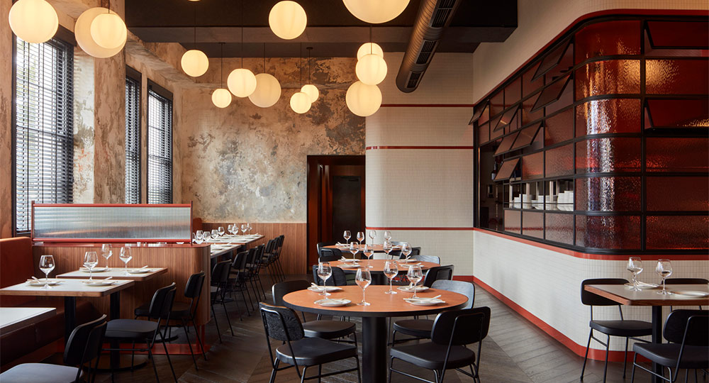 Restaurante Moonhouse de Ewert Leaf. Art Deco y arquitectura sensorial