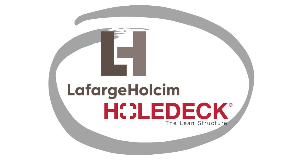 Alianza de empresas. LafargeHolcim y Holedeck 