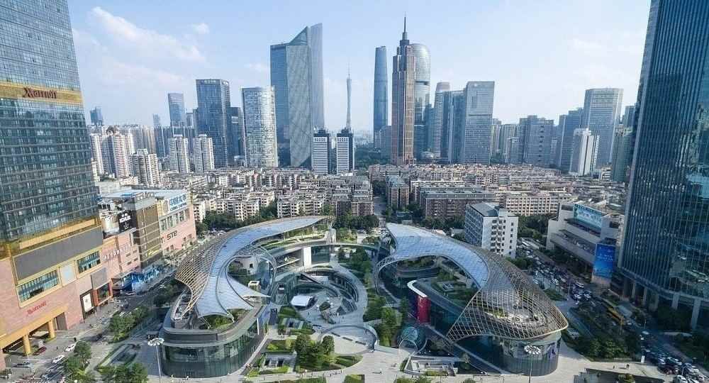 Parc Central, arquitectura comercial en Guangzhou por Benoy