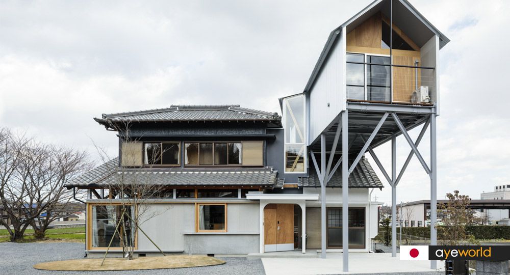 Arquitectura tradicional y eclecticismo de supervivencia. Casa en Nishisakabe de MYAO