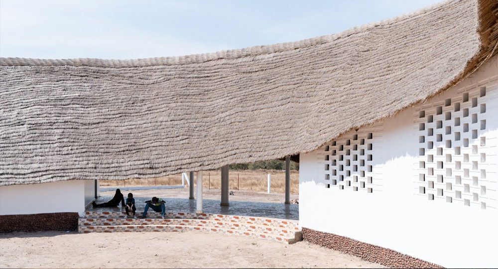 Arquitectura circular inspirada en la tradición senegalesa