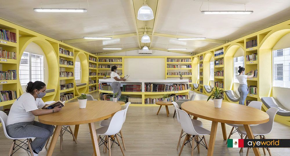 Arquitectura que dignifica: la Biblioteca del Cereso de Proyecto Reaciona A.C. 