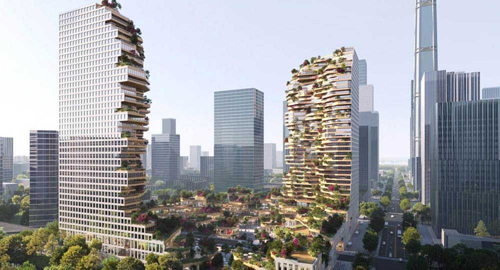 Oasis Towers, el nuevo diseño de MVRDV inspirado en la naturaleza de Nainjing