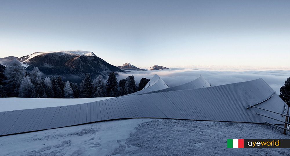 Arquitectura alpina contemporanea: Refugio de Oberholz