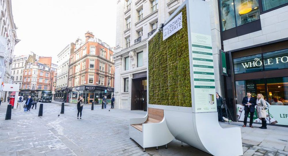 CityTree  de Green City Solutions. Lucha contra la polución a través del diseño