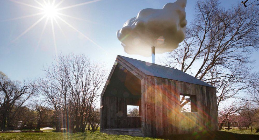 Arquitectura sensorial de Matthew Mazzotta. The Cloud House