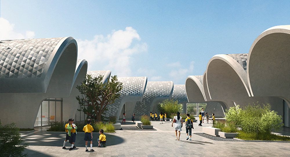 Escuela de Primaria Lushan. Zaha Hadid Architects