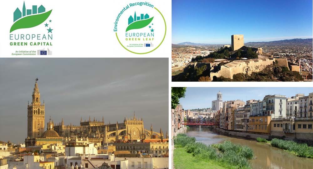 Girona, Lorca y Sevilla: Ciudades candidatas a los premios European Green Leaf 2018 y European Green Capital 2019