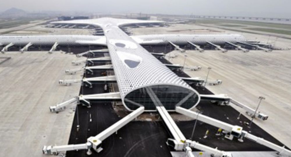 Terminal del aeropuerto de Shenzhen, Fuksas arquitectos.