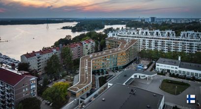 Meander Housing, por Steven Holl Architects