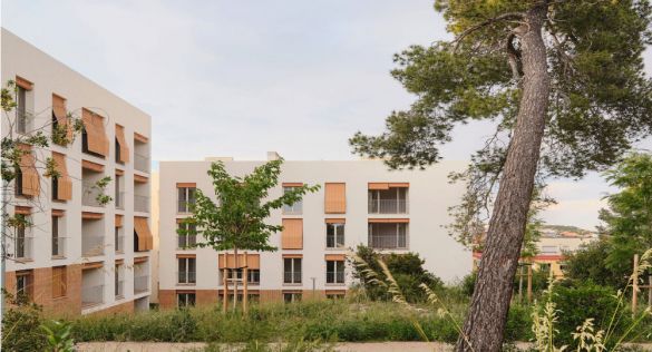 Menos recursos, más arquitectura: 72 viviendas sociales en Castelldefels