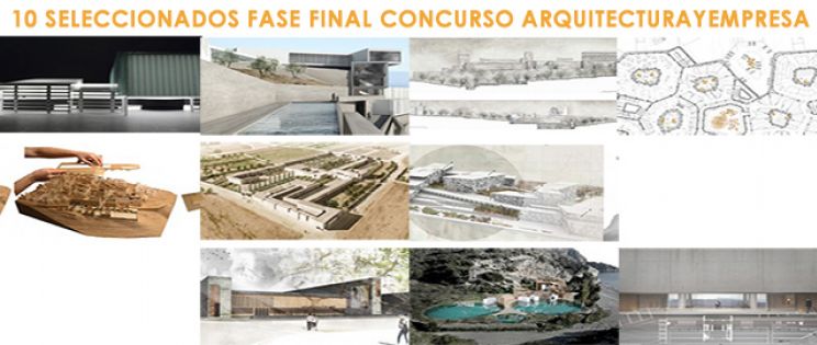 10 proyectos finalistas del II Concurso Nacional PFC Arquitecturayempresa