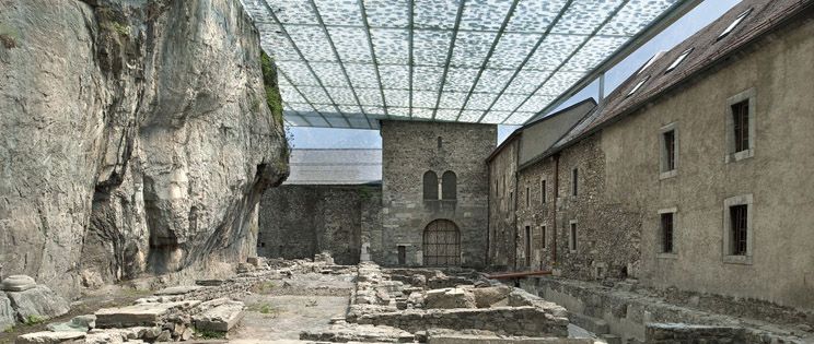 Luz tamizada, Abadía de Saint Maurice, Suiza
