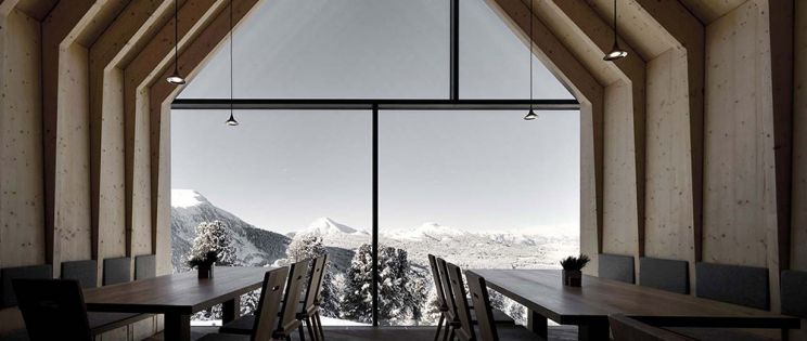 Arquitectura en la cumbre, refugios para una escapada invernal