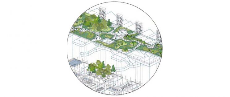  Condensador de paisajes en el antiguo Parque Móvil de Madrid . Proyecto finalista en el I Concurso PFC Arquitectura y Empresa