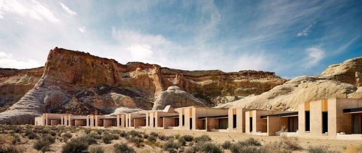 Arquitectura donde alojarse en el desierto: complejo hotelero Amangiri