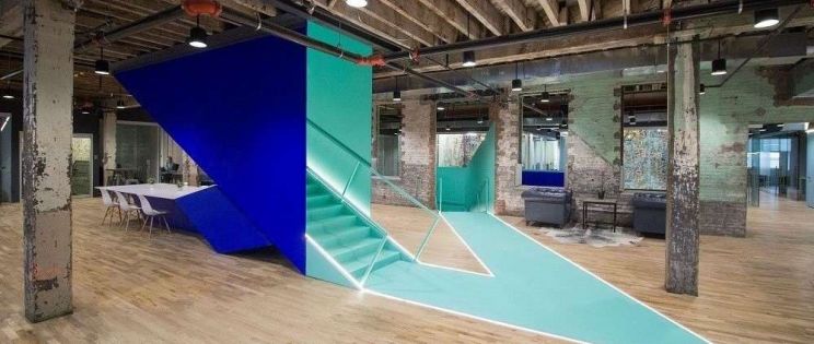 Espacio de coworking en Brooklyn, por Leeser Architecture