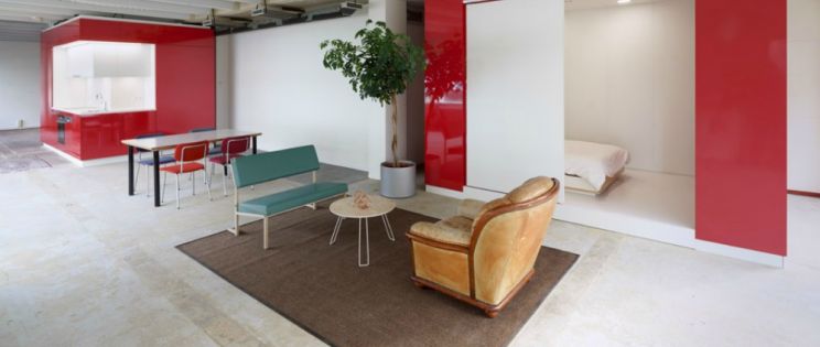 De Hub. Compartimentación interior modular