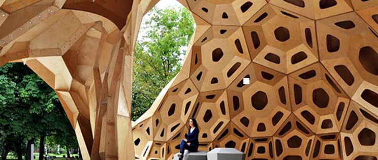 Arquitectura efímera en madera: pabellones de diseño.
