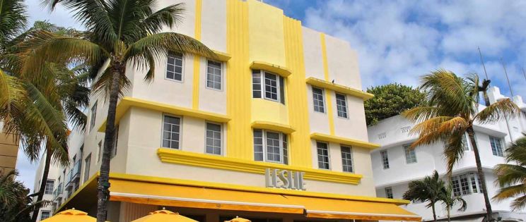 Hotel Leslie 1937. Arquitectura Art Decó de Miami Beach