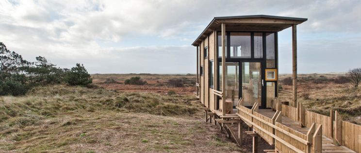 Observatorio natural en Noruega, arquitectura reciclada