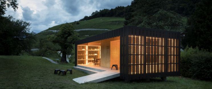 Arquitectura temporal sostenible: pabellón para la trienal de escultura BEX & ARTS 2017, Montalba Architects.