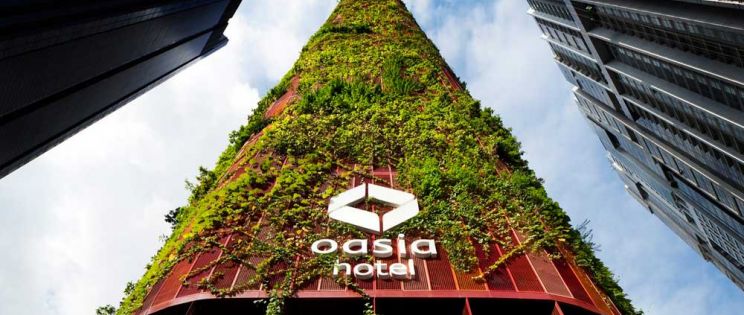 Espacios verdes en altura: The Oasia Downtown Tower 