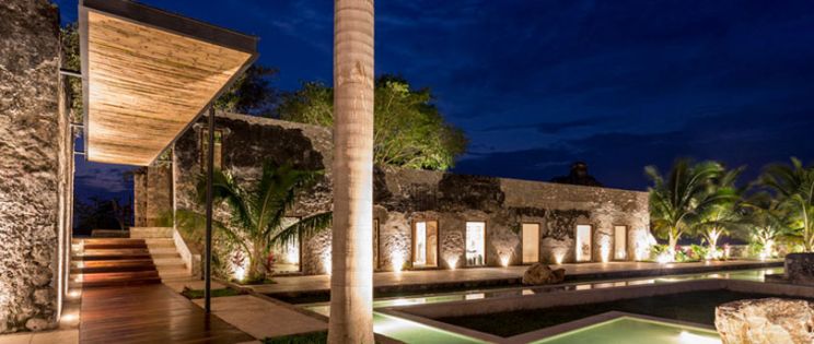 Hacienda Niop,Campeche, México: Arquitectura rehabilitada y transformada en Residencia de fines de semana