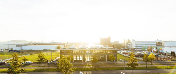 Rehabilitación de antigua fábrica de vidrio en el puerto de Rotterdam.