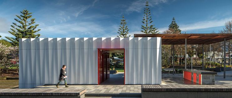 Arquitectura y jardín: el pabellón Riddiford, Hutt, Nueva Zelanda. Herriot Melhuish O'Neill Architects