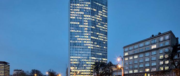 Arquitectura eficiente y rehabilitación: Torre Astro, Bruselas, Bélgica. Estudio Lamela Arquitectos.