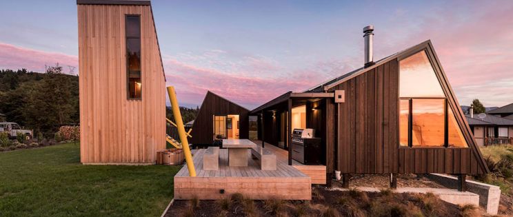 The Family Back, un retiro en Hanmer Springs. Cymon Allfrey Architects The Family Back, un retiro en Hanmer Springs. Cymon Allfrey Architects