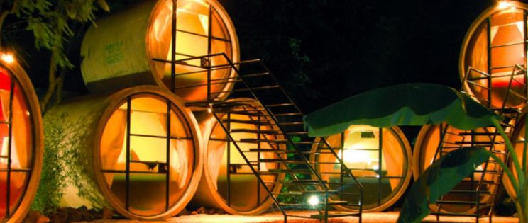 Reciclando: Dormir en un tubo de hormigón