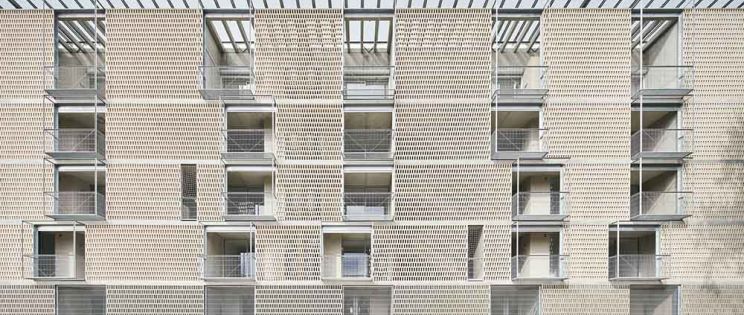 Arquitectura social en el barrio de Bon Pastor, Barcelona