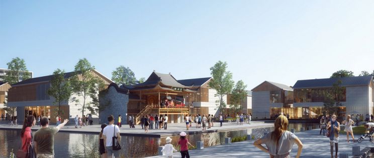 Xiangyang Overseas Chinese Joy Town: Inmersión cultural a través de la arquitectura