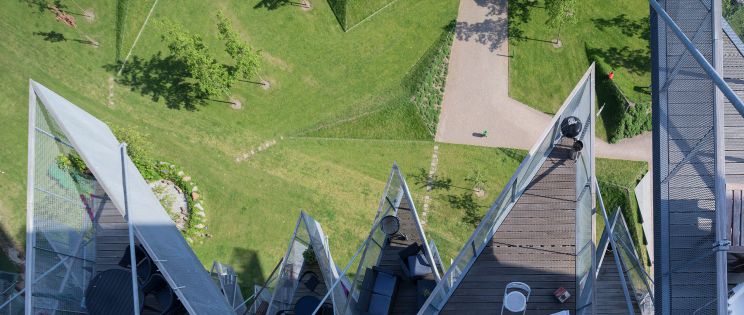 Balcones como medio para sobrevivir al confinamiento