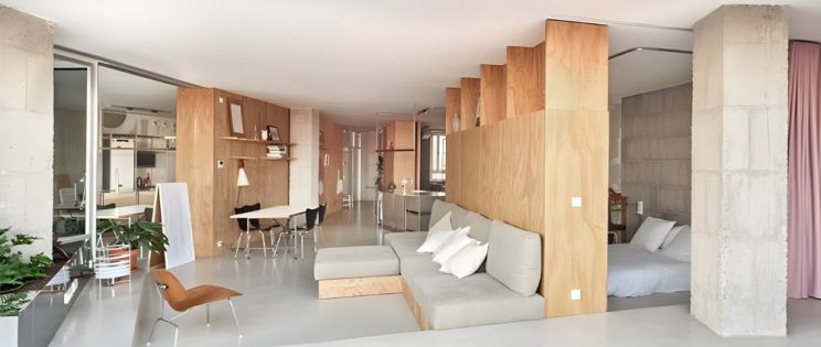 Blurring 2 attics: La vivienda como espacio de experimentación