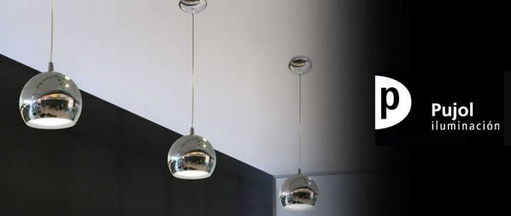 Luminaria de suspensión BOLA de Pujol Iluminación: geometría, durabilidad y diseño 