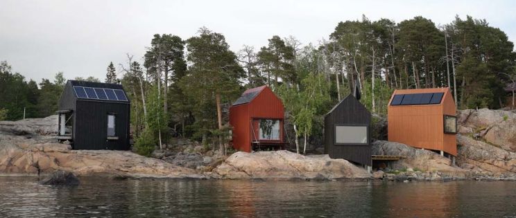 Cabañas ecológicas inspiradas en la arquitectura local, por Littow Architectes