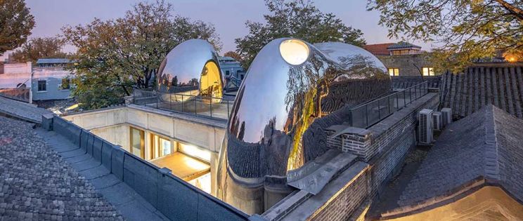 Hutong Bubble 218, diálogo entre arquitectura contemporánea y casco histórico
