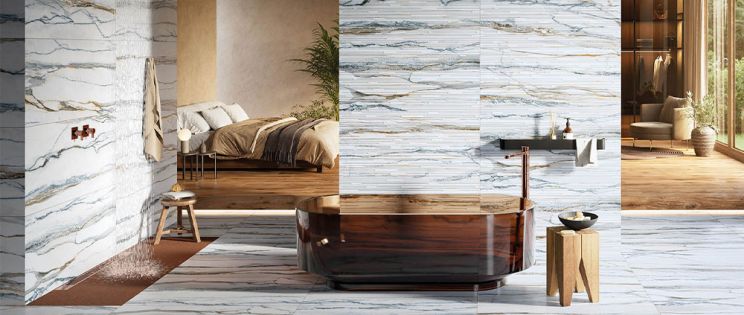 Keraben, Saloni, Metropol e Ibero desafían los límites del diseño en Cersaie 2024