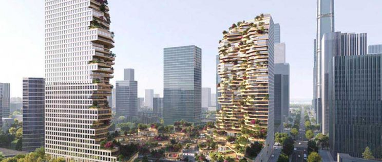 Oasis Towers, el nuevo diseño de MVRDV inspirado en la naturaleza de Nainjing