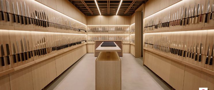 Arte, función y tradición. Tojiro Knife Gallery de L/O Design