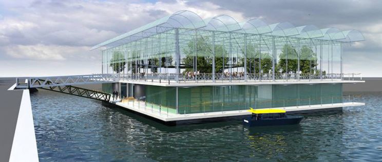 Granja flotante en Rotterdam. Diseño y construcción Beladon
