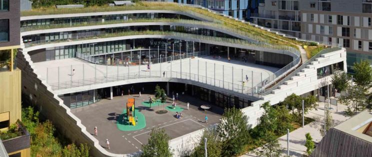 Escuela primaria Biodiversity. Estudio de arquitectura Chartier Dalix Escuela primaria Biodiversity. Estudio de arquitectura Chartier Dalix