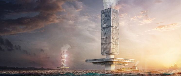 Rascacielos de Filtración. Arquitectura ambiental de Honglin Li